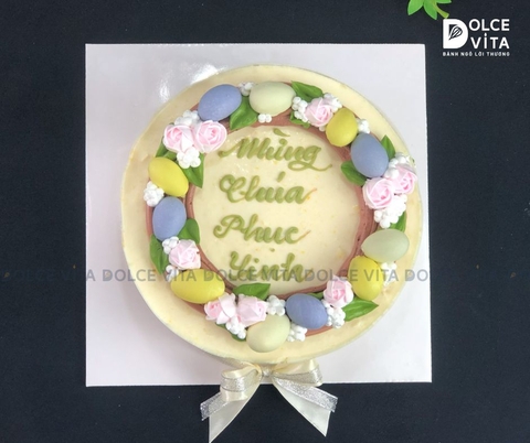 1248 (20) Bánh Kem Chủ Đề Trứng Phục Sinh – Tặng Bé Yêu Mùa Lễ Hội