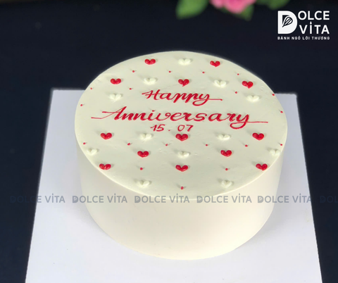 [1079] Bánh vẽ trái tim tặng nhiều dịp