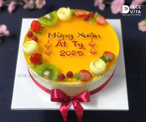 1027 Passion - Bánh mousse chanh dây chúc mừng năm mới