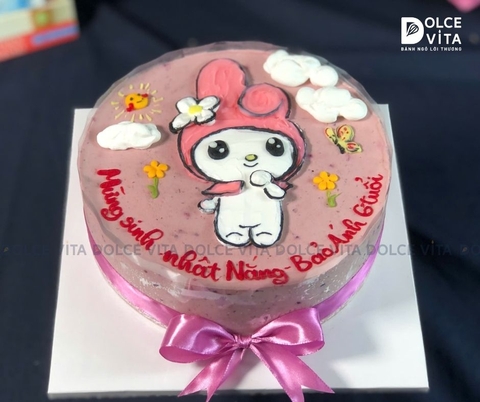 [1284] (40) Bánh Vẽ Thỏ Melody Ngọt Ngào