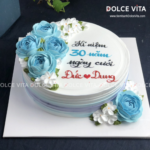 [1407] (80) Bánh kem trang trí hoa cho nhiều dịp kỷ niệm