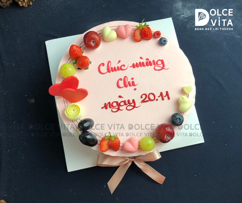 915 Berry Cake tặng cô giáo 20.11