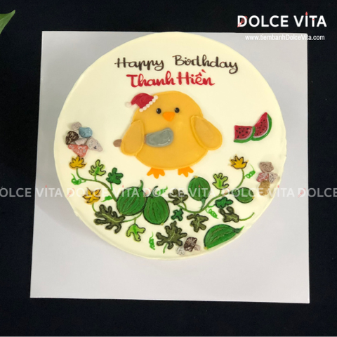 [1708] (80) Bánh vẽ Gà con cho người tuổi Dậu