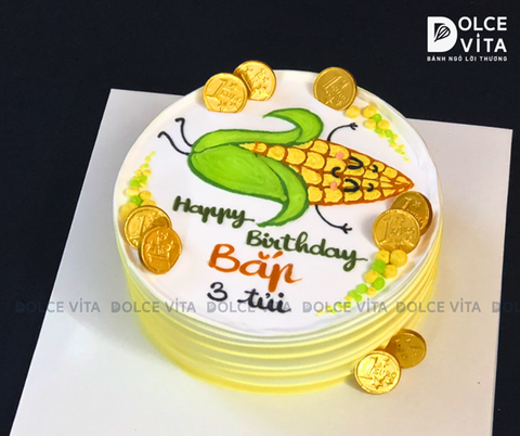 391 (50) Bánh vẽ trái bắp