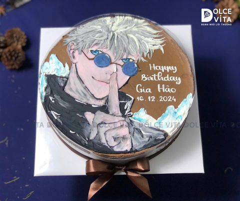 1017 (M100) Bánh vẽ Satoru Gojo (Jujutsu Kaisen)