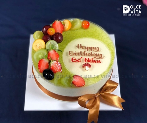 005 Green Tea Lemon - Bánh Kem Trà Xanh Chanh – Ngọt Dịu, Chua Thanh