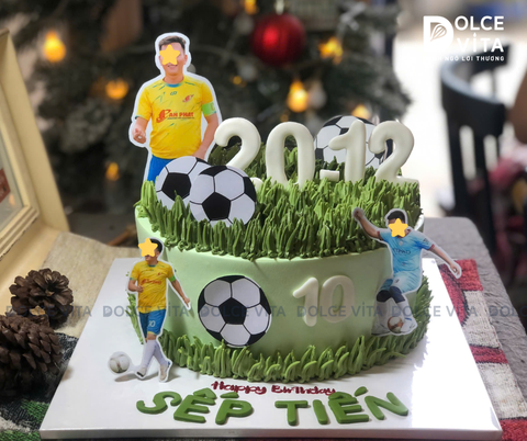 [2911] (200) Bánh Kem Tạo Hình Chủ Đề Bóng Đá – Món Quà dành riêng Cho Fan Bóng Đá