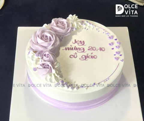 [825] (S30-60-90-120) Bánh tone tím dành tặng riêng cho phái nữ