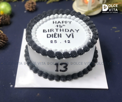 [1844] Bánh kem tuổi Teen - Tối gián và Cá tính