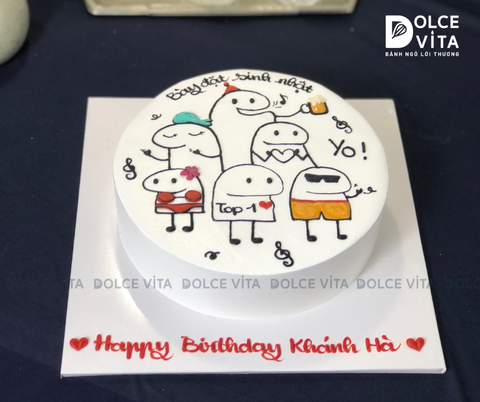 [1753] (M.50 -70) Bánh Kem Vui Nhộn - Cạn Ly Tiệc Tập Thể