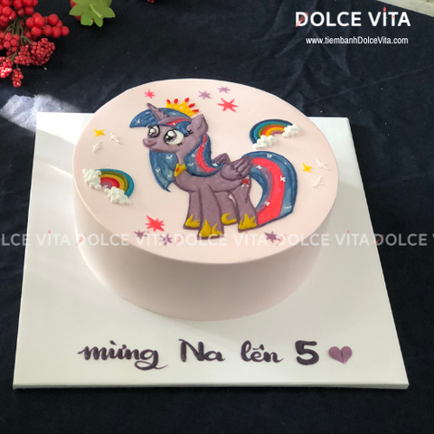 230 (80) Vẽ ngựa Pony Unicorn Twighlight Sparkle