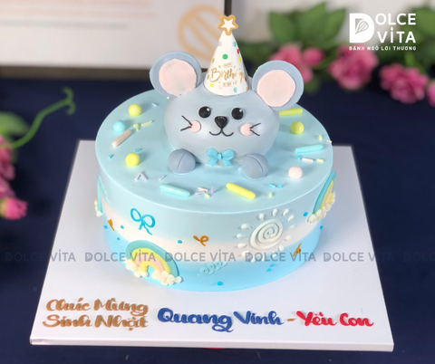 [2009] (100) Bánh Kem Tạo Hình Chú Chuột dễ thương và tràn đầy sức sống