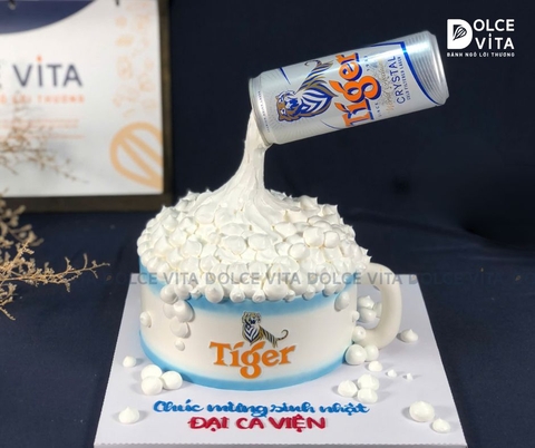 [1491] (180) Bánh kem tạo hình ly bia độc lạ