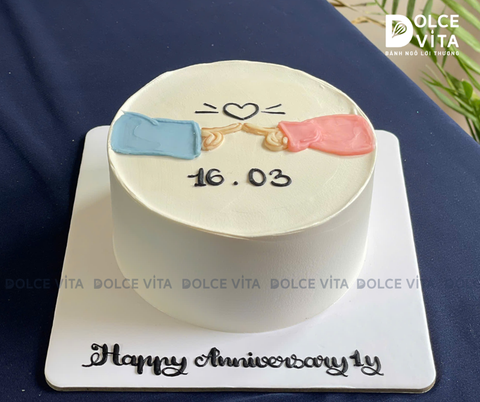 [2963] (40) Bánh kem mini (bento) dành cho chúc mừng kỷ niệm ngày yêu nhau.