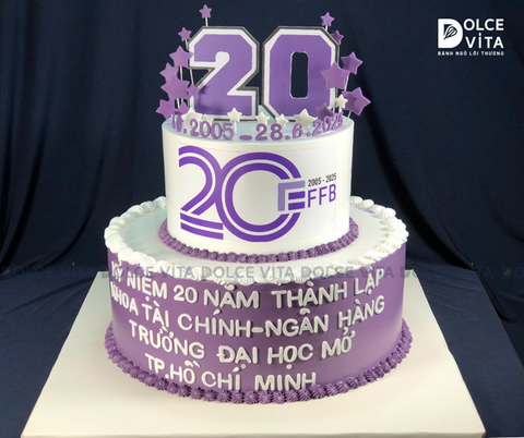 [1508] Bánh tầng cho ngày sinh nhật  - lễ kỷ niệm trang trọng của Doanh nghiệp
