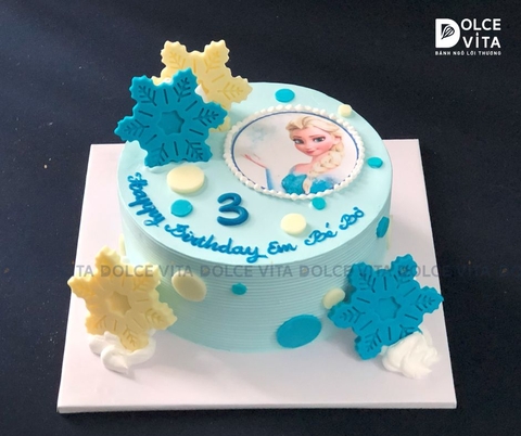 [1464] (70) Bánh In Hình Nữ Hoàng Băng Giá Elsa – Tặng Bé Gái Yêu Thích Frozen
