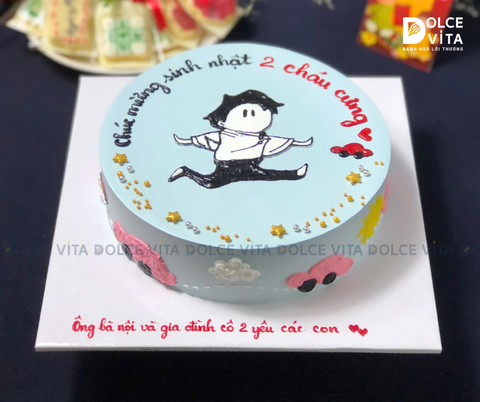 1048 (70) Bánh vẽ hình Yuta Okkotsu (truyện tranh Jujutsu Kaisen)