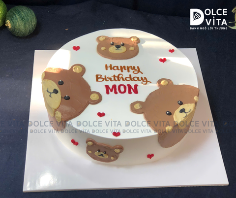 [125] (80) Bánh Sinh Nhật Gấu Đáng Yêu