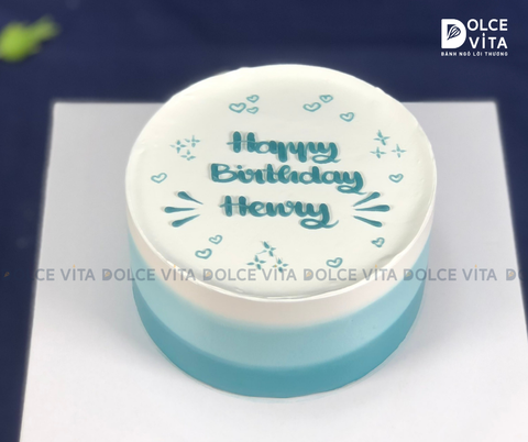 [1748] Bánh kem mini (bento) trang trí đơn giản