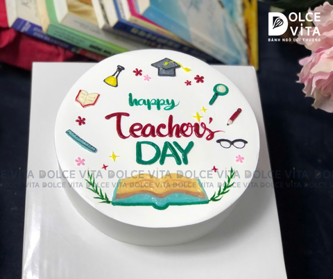 [983] (60) Bánh Kem 20/11 – Lời Cảm Ơn Ngọt Ngào Dành Cho Thầy Cô