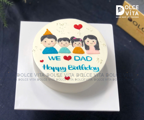 897 (70) Bánh tặng ba, vẽ gia đình [Liti]