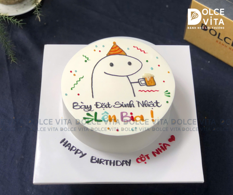[1752] Bánh chủ đề cụng ly cho khoảnh khắc vui vẻ