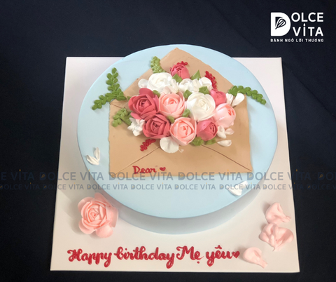 921 (80) Bánh vẽ lá thư và hoa