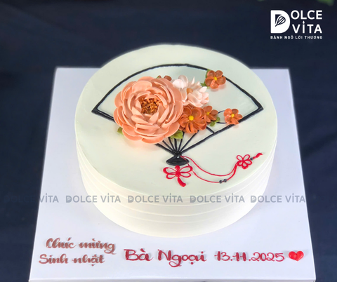 400 (60) Bánh bắt hoa trên hình quạt