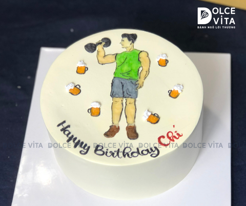 [2001] (80) Bánh Kem Sinh nhật Quà Tặng Cho Người Tập Tạ, Vận Động Viên (Gymer) & Người Yêu Thể Hình
