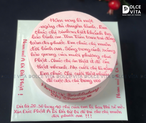 [1132] Bánh vẽ theo trend viết nhiều chữ (60)