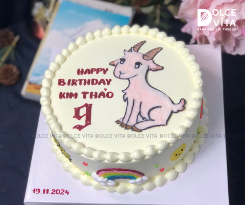 [1008] (80) Bánh sinh nhật, đầy tháng, thôi nôi bé tuổi Mùi