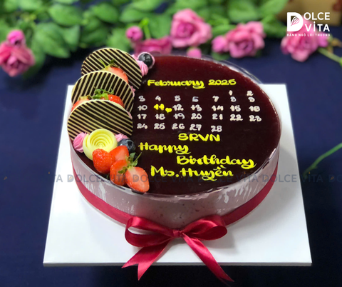 [1127] Mulberry Yogurt - Mousse phô mai dâu tằm sữa chua vẽ lịch