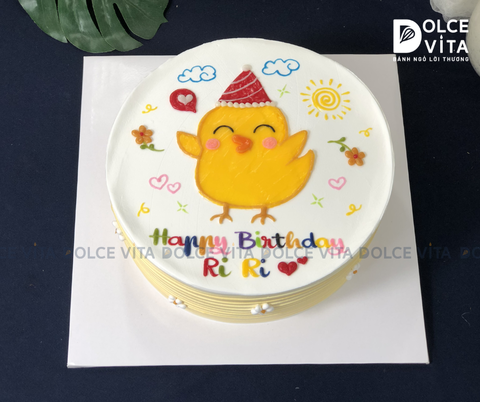 332 (45) Bánh vẽ gà con