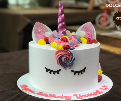 361 (100) Bánh tạo hình ngựa Pony (unicorn) (đặt trước 3 ngày)