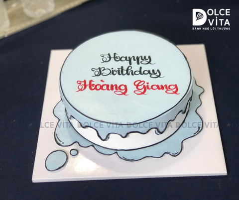 809 Bánh tối giản vẽ đường viền [Liti]