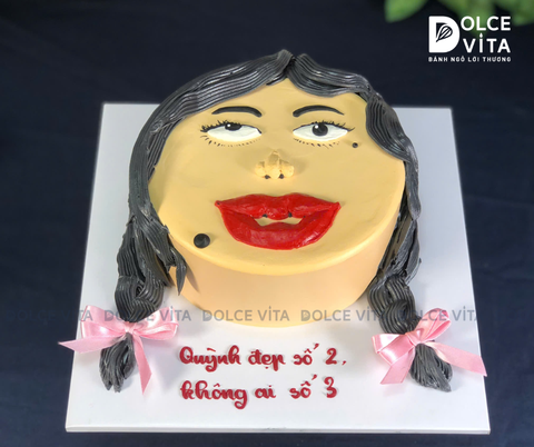 [1559] (70) Bánh kem vẽ hình hài hước - bựa cho hội bạn, đồng nghiệp