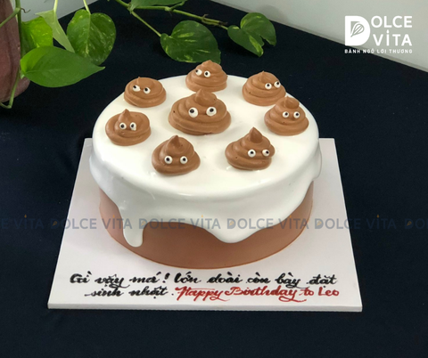 736 Bánh kem Hài, bựa - vẽ phân