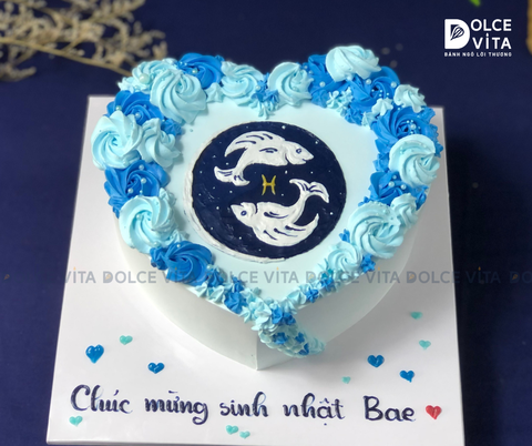 [1595] (80) Bánh sinh nhật dành riêng cho cung Hoàng Đạo Song Ngư