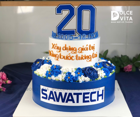 [1576] (300) Bánh tầng cho ngày sinh nhật  - lễ kỷ niệm trang trọng của Doanh nghiệp