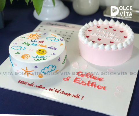 [618] (70) Bánh dành cho sinh nhật chung - nhiều phong cách cho 1 bữa tiệc
