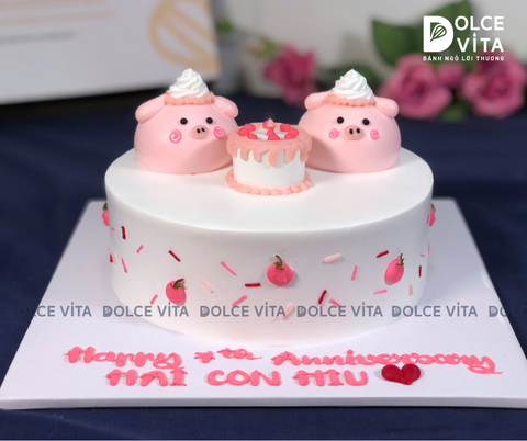 [1998] (130) Bánh tạo hình chú heo dễ thương