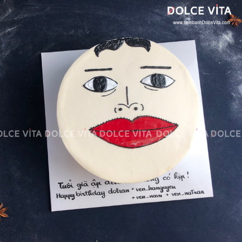 [1782] (20) Bánh vẽ mặt người siêu hài hước