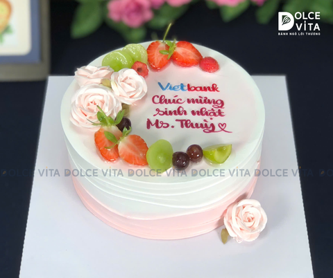 485 Berry Cake trang trí hoa