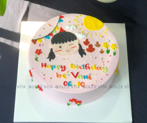 [217] (70) Bánh nhiều màu sắc sặc sỡ, hoạt tiết đáng yêu cho bé gái