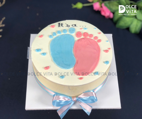 974 (50) Bánh kem đoán giới tính (Gender Reveal Cake)