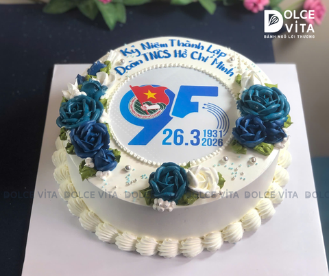 [1230] (80) Bánh kem mừng kỷ niệm ngày thành lập Đoàn 26/3