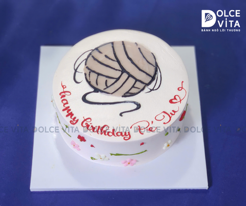 597 (40) Bánh vẽ cuộn len