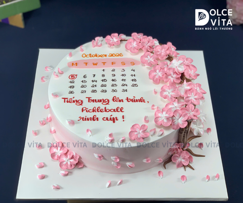 483 (40) Bánh vẽ lịch - hoa anh đào