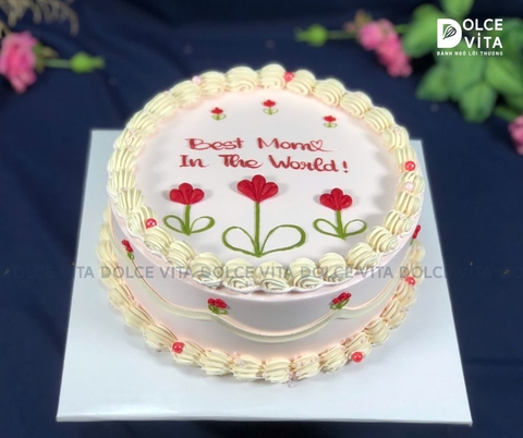 [1291] (30) Bánh kem phong cách cổ điển tặng Mẹ