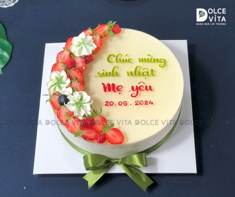 [1301] Bánh mousse phô mai trà xanh chanh (green tea lemon)